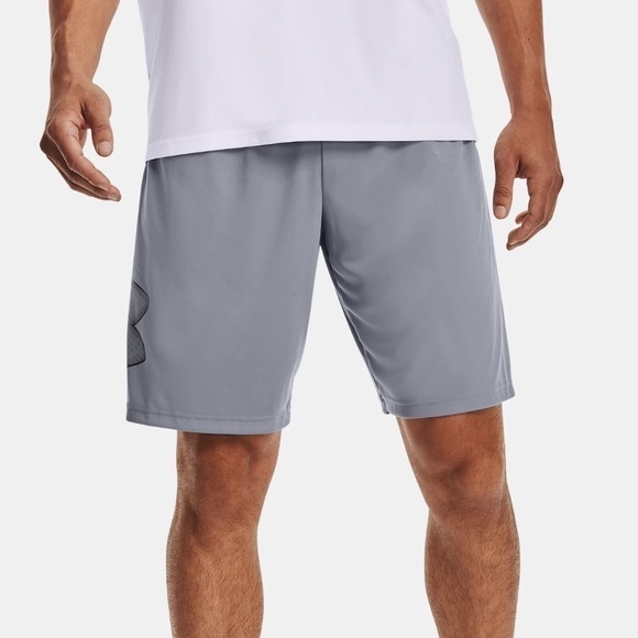 Under Armour Men's UA Tech Graphic Grey Shorts Medium - Picture 1 of 8